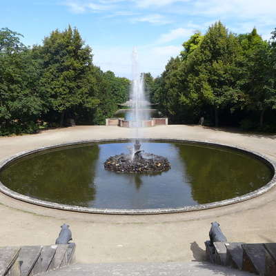 Wasserachse im Schlosspark Ballenstedt (Foto: Gartenträume e. V.)